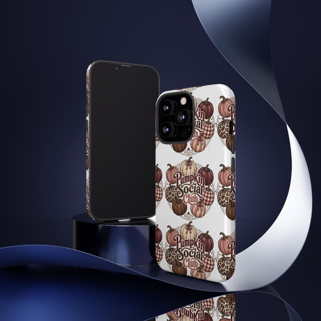 Pumpkin Social Club Fall Phone Case