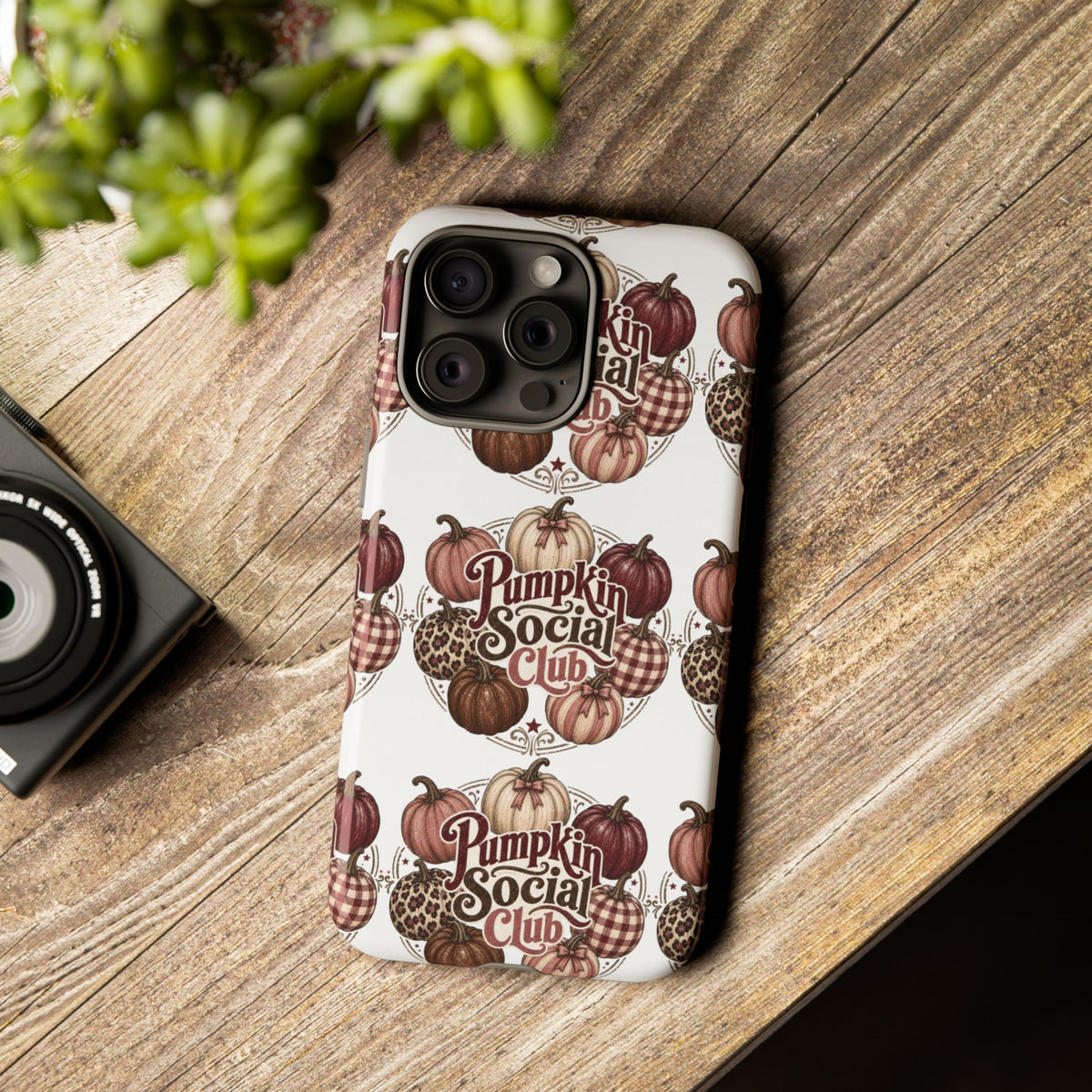 Pumpkin Social Club Fall Phone Case
