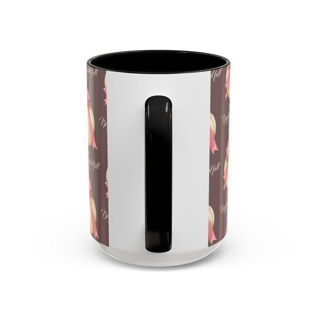 Pink Bow Pumpkin Mug – Girly Fall Coffee Cup