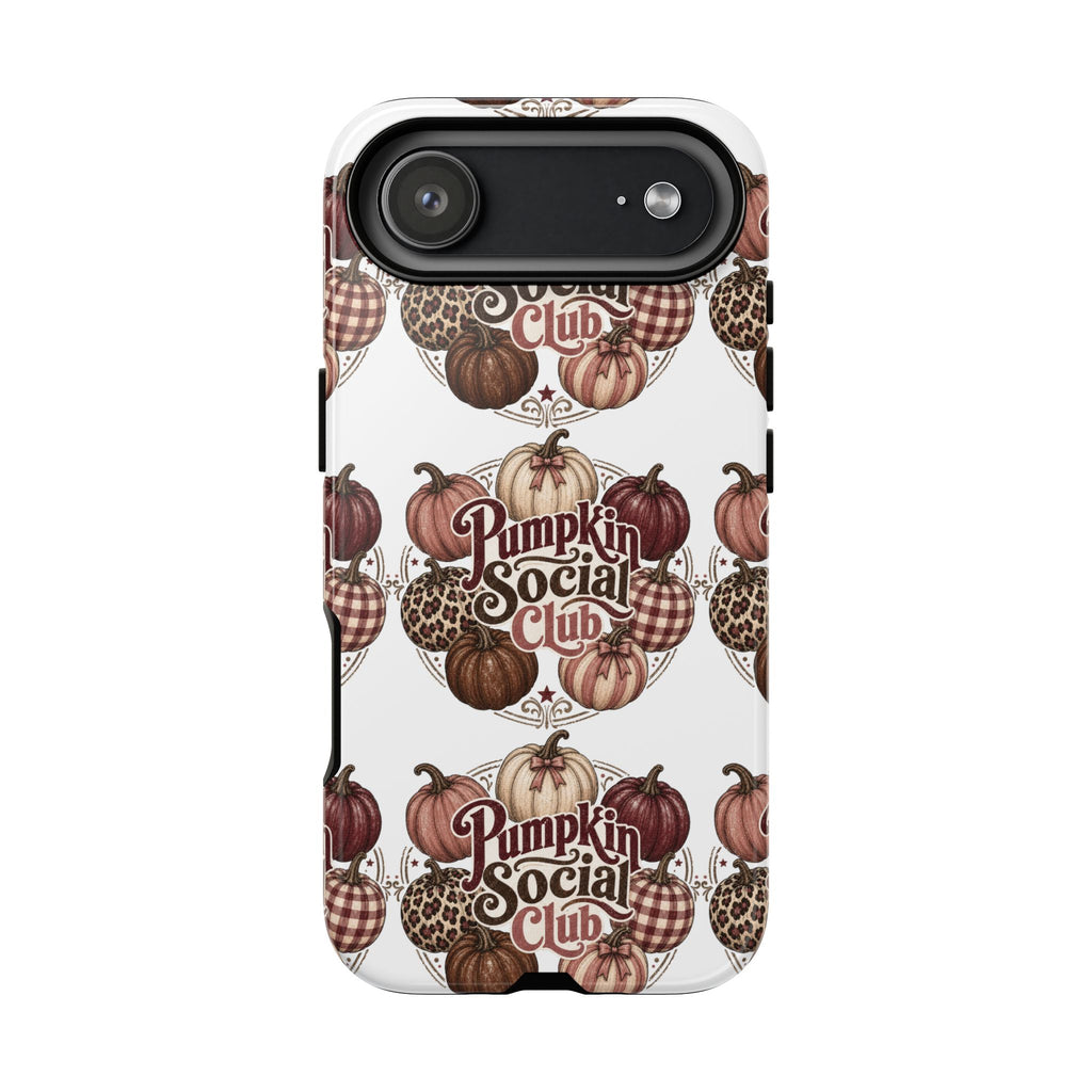 Pumpkin Social Club Fall Phone Case