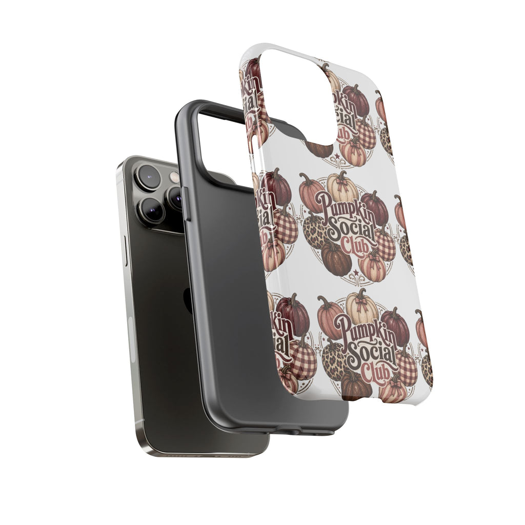 Pumpkin Social Club Fall Phone Case