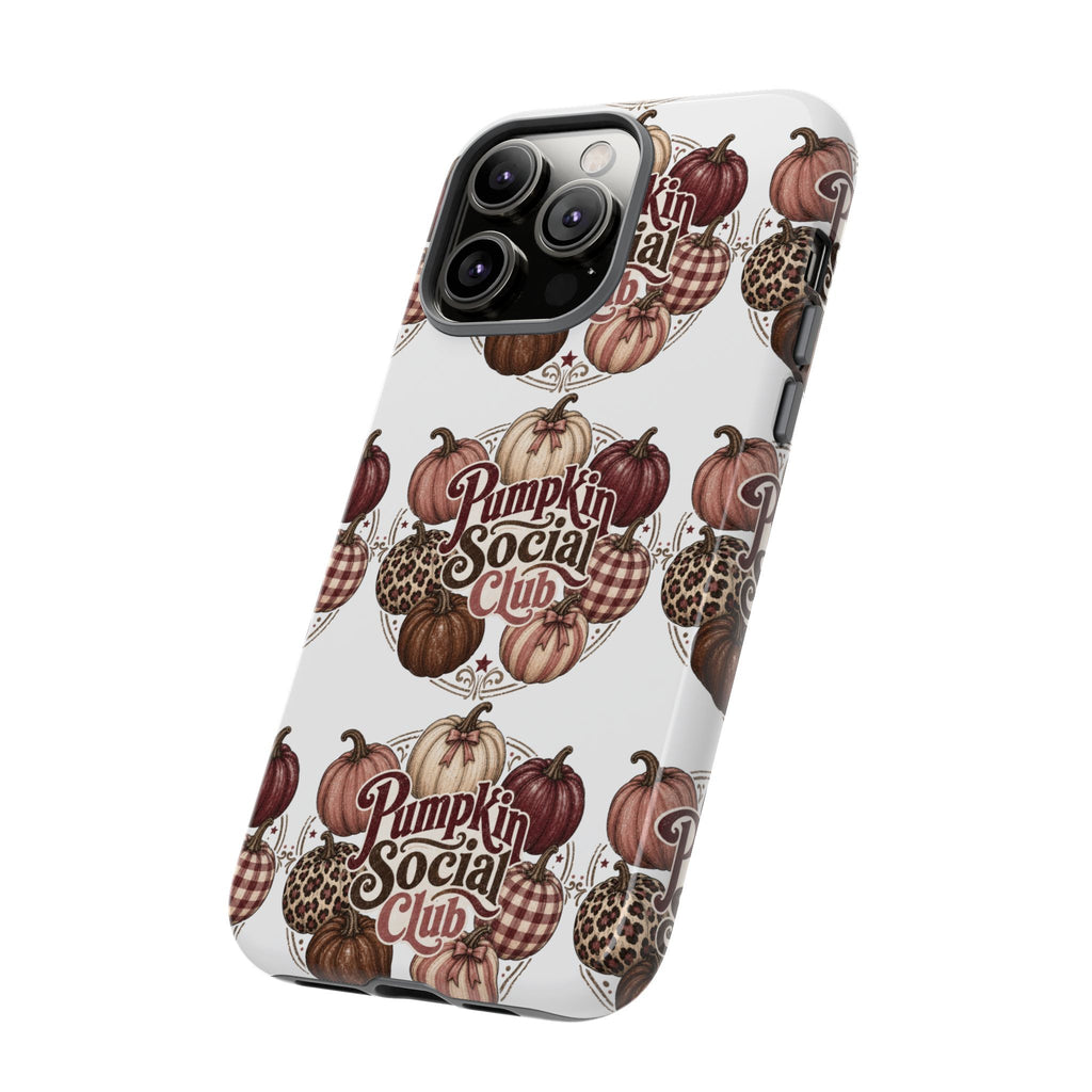 Pumpkin Social Club Fall Phone Case