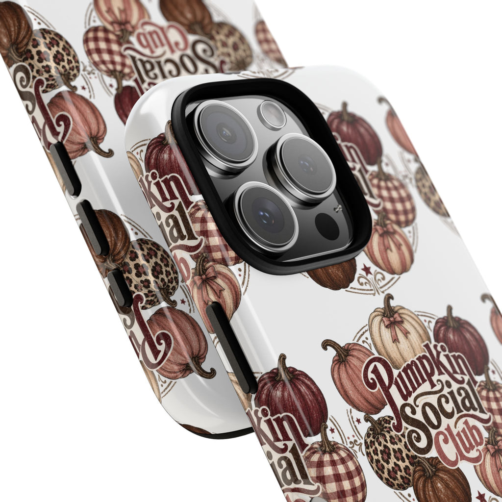 Pumpkin Social Club Fall Phone Case