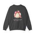 Boyfriend Funded Fall Sweatshirt – Pink Bow Pumpkin Crewneck