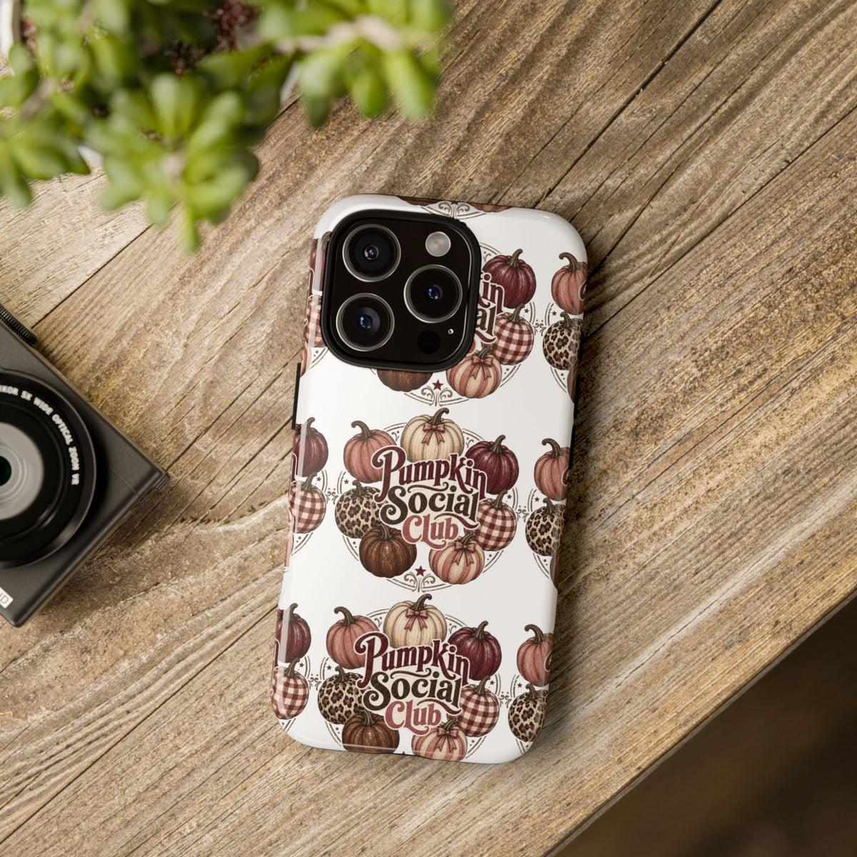 Pumpkin Social Club Fall Phone Case