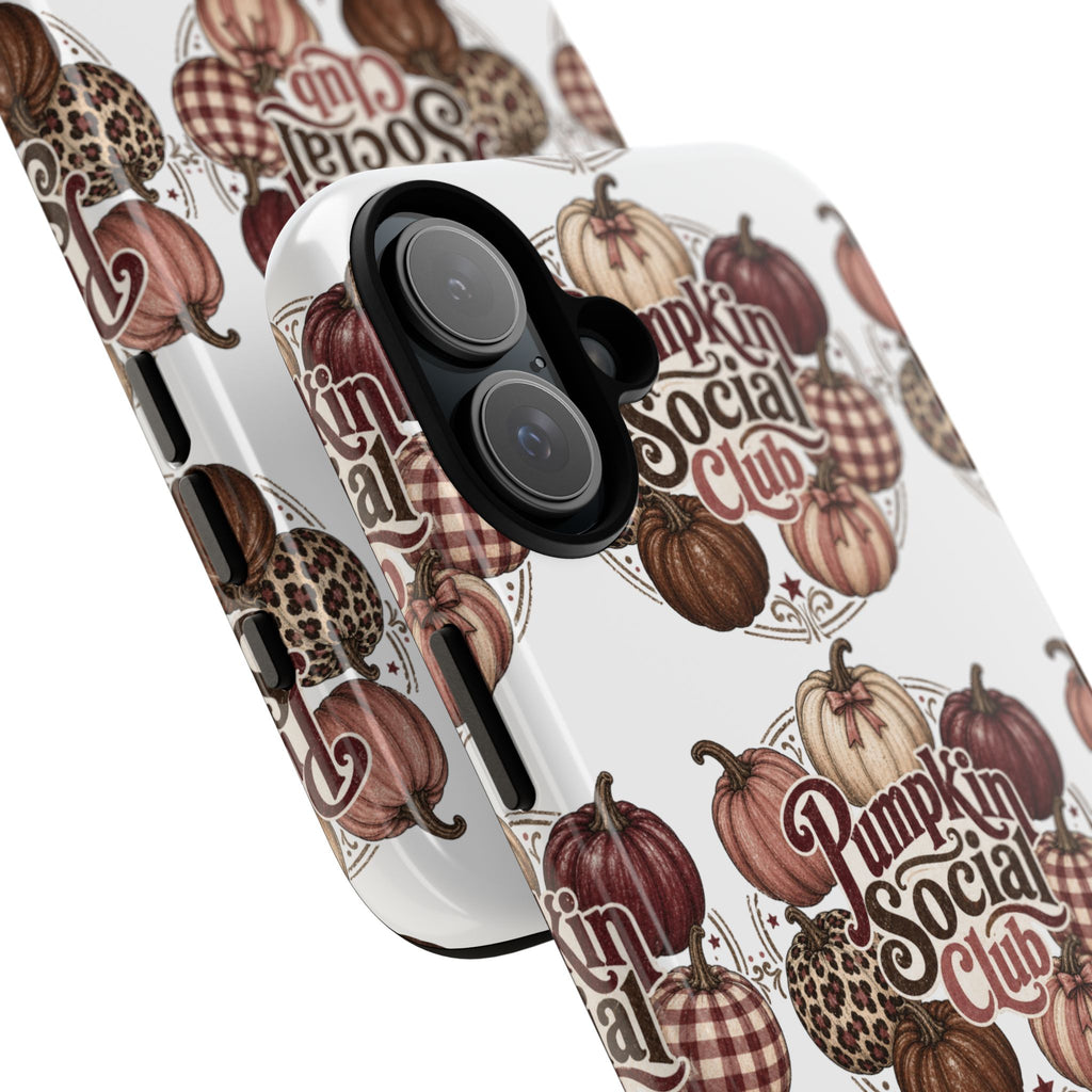 Pumpkin Social Club Fall Phone Case