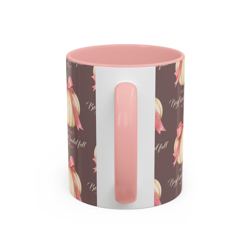 Pink Bow Pumpkin Mug – Girly Fall Coffee Cup
