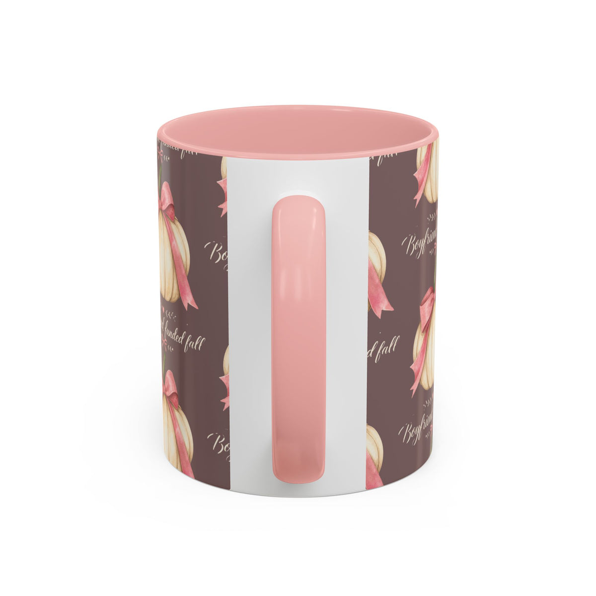 Pink Bow Pumpkin Mug – Girly Fall Coffee Cup