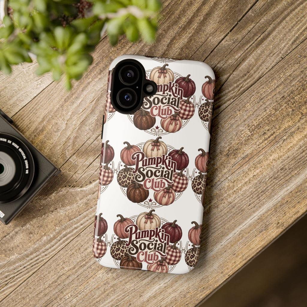 Pumpkin Social Club Fall Phone Case