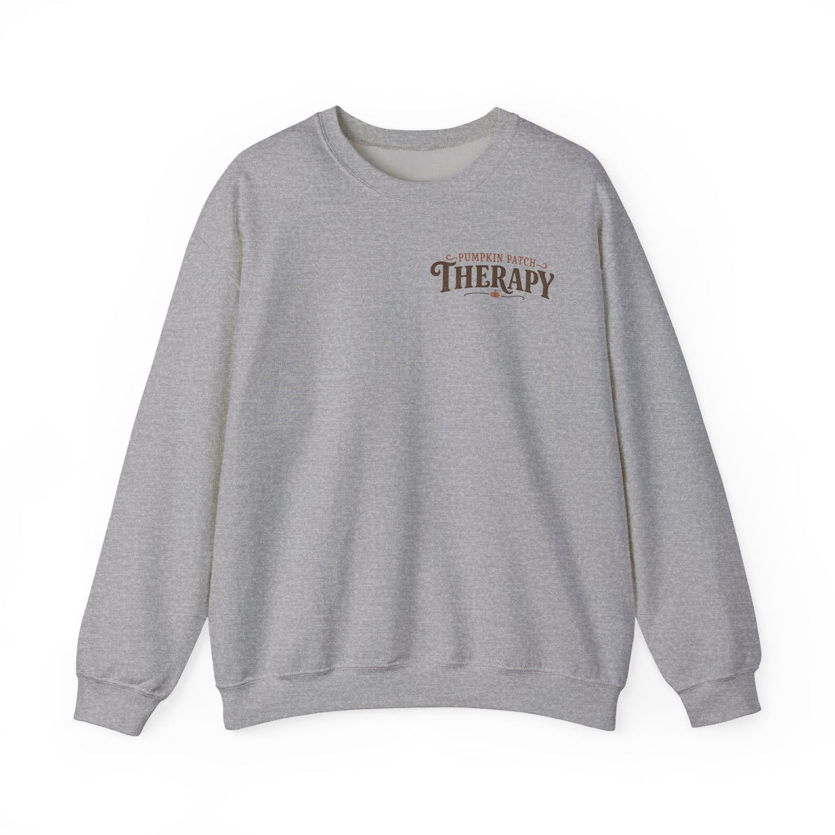 Pumpkin Patch Therapy Sweatshirt, Vintage Pumpkin Patch Crewneck, Fall Back Print Sweater