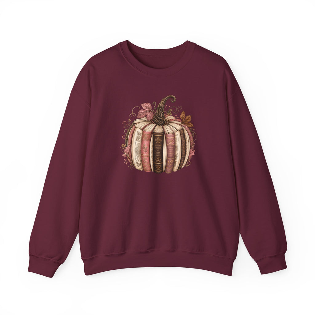 Vintage Pumpkin Sweatshirt, Patchwork Fall Crewneck, Coquette Autumn Pumpkin Sweater