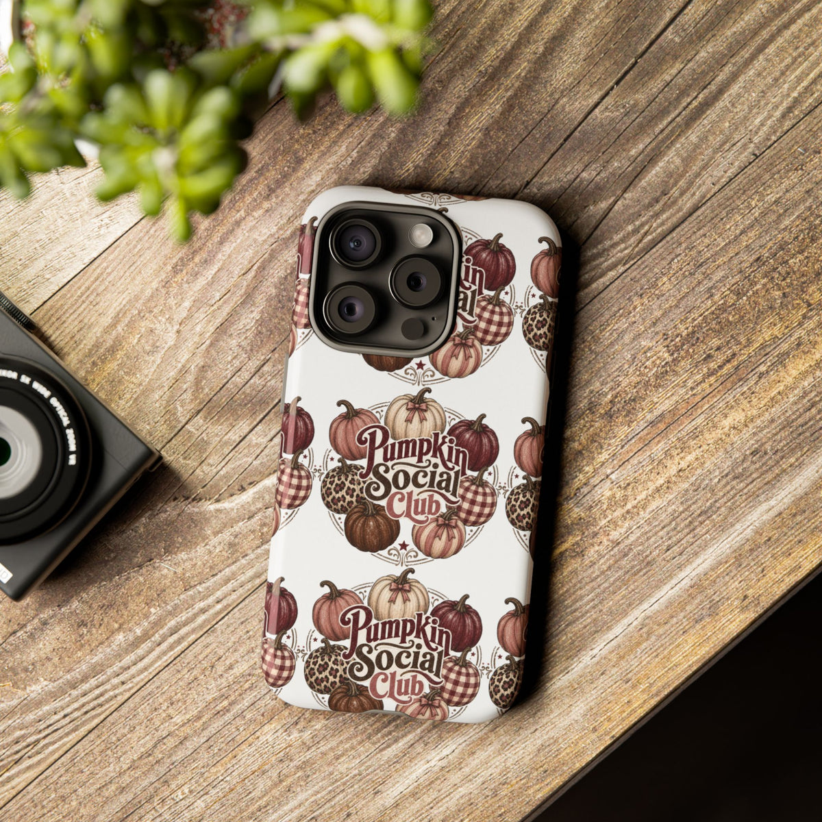 Pumpkin Social Club Fall Phone Case
