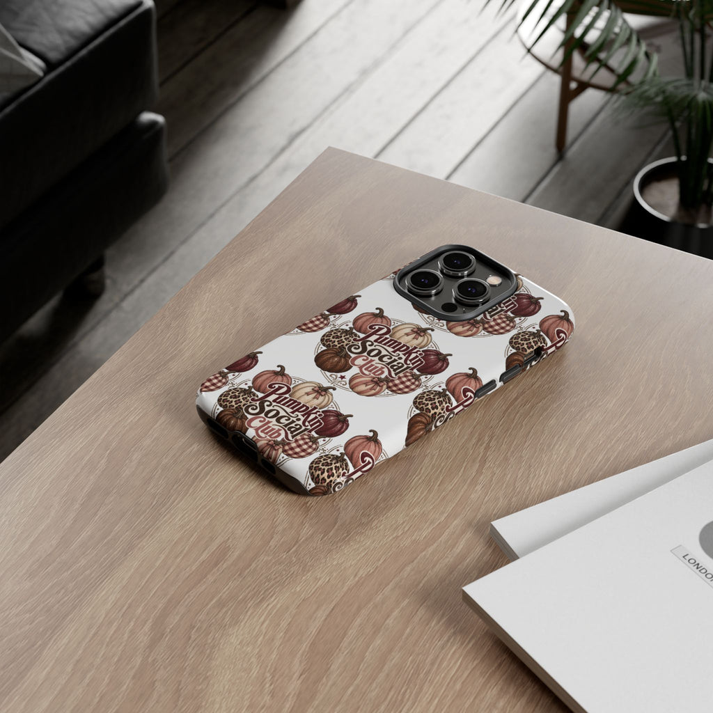 Pumpkin Social Club Fall Phone Case