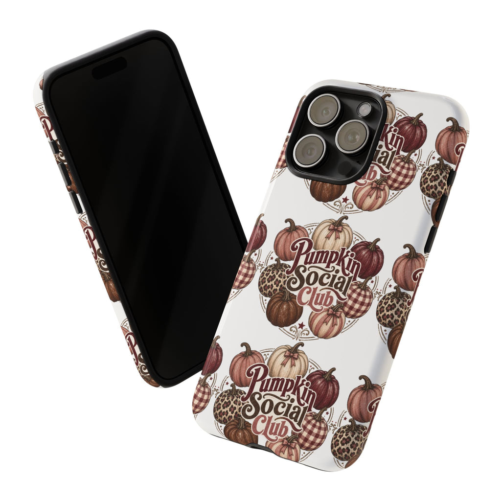 Pumpkin Social Club Fall Phone Case