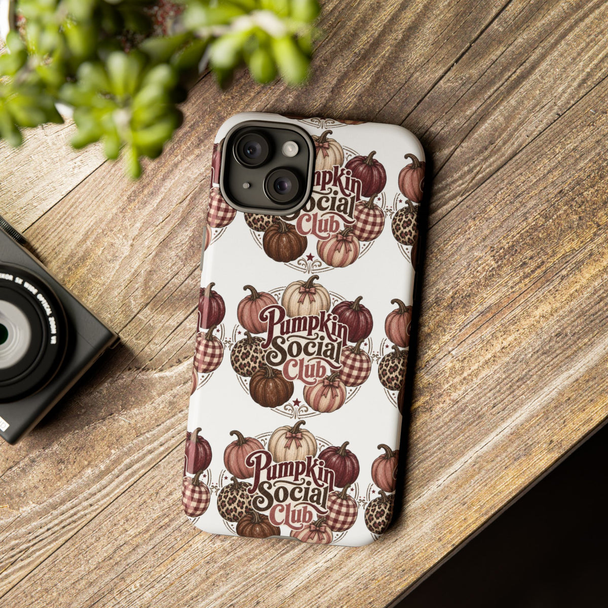 Pumpkin Social Club Fall Phone Case