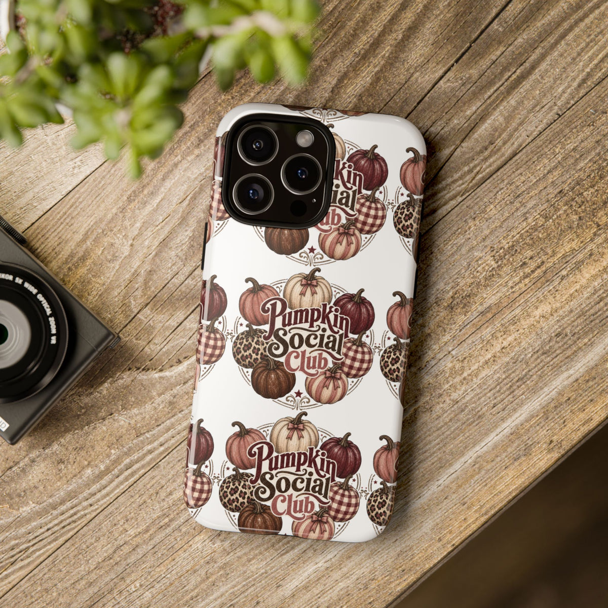 Pumpkin Social Club Fall Phone Case