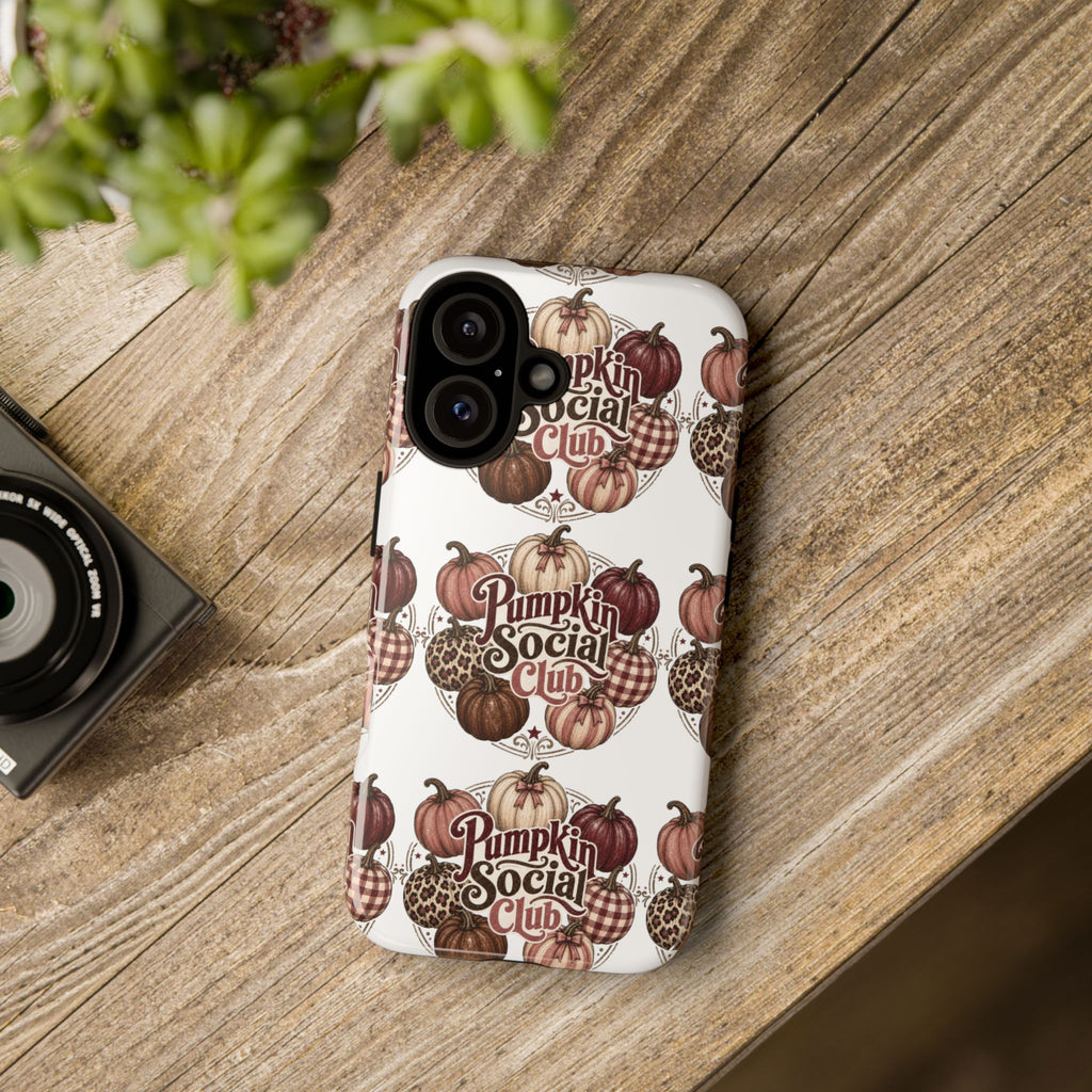 Pumpkin Social Club Fall Phone Case