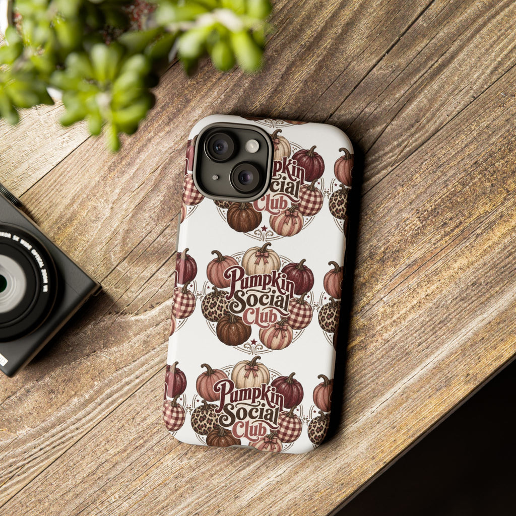Pumpkin Social Club Fall Phone Case
