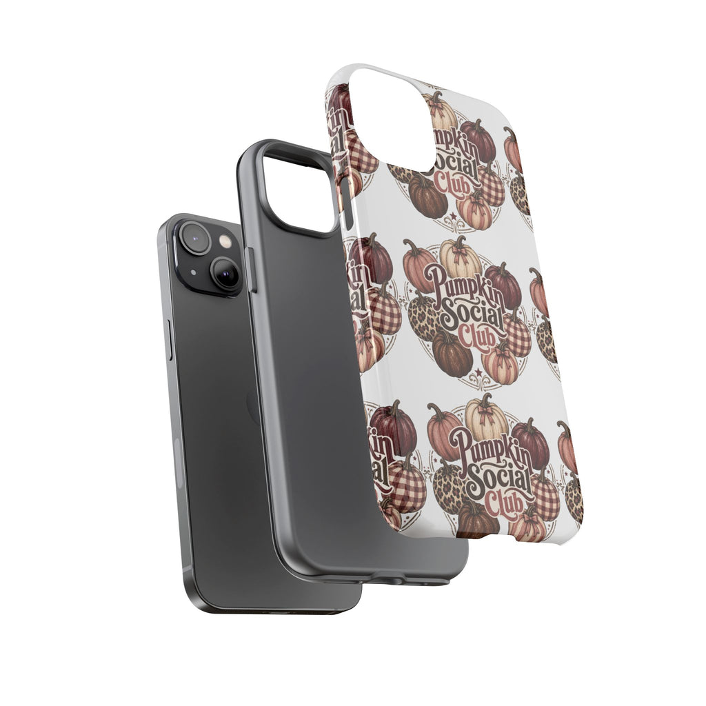 Pumpkin Social Club Fall Phone Case