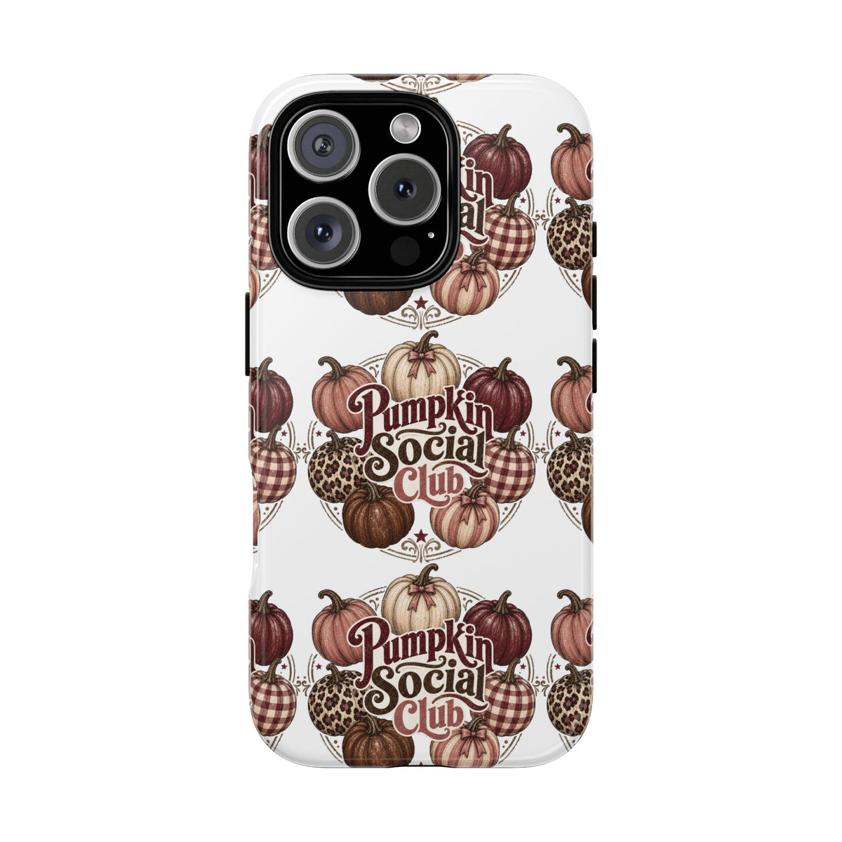 Pumpkin Social Club Fall Phone Case