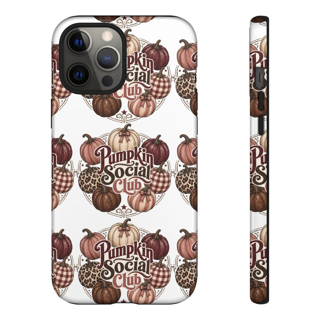 Pumpkin Social Club Fall Phone Case