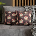 Autumn Pink Pumpkin Decorative Pillow